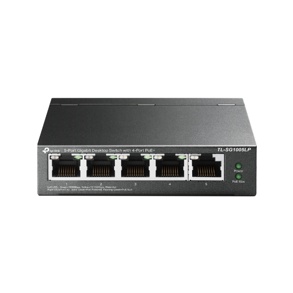 5-Port GE with 4-port PoE+ Switch TP-LINK TL-SG1005LP